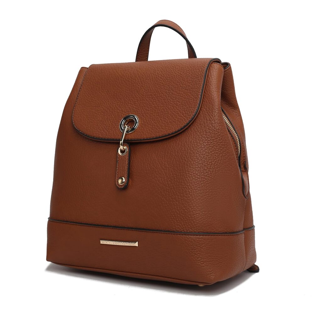5275 Backpack Purse Vegan Leather Top-Handle – Fashion Multi Pocket Travel